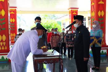 Sejumlah Pejabat Eslon IV dan III Pemkab Lambar Diroling